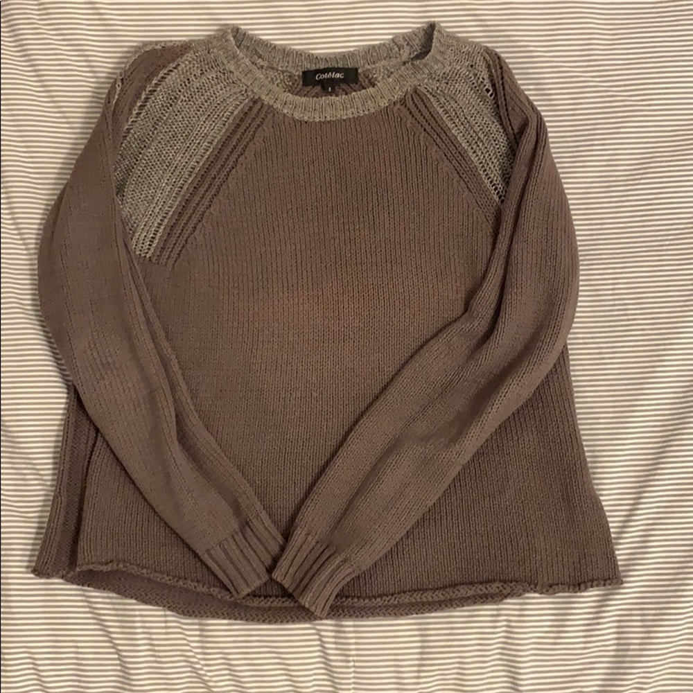 Cotelac mauve sweater